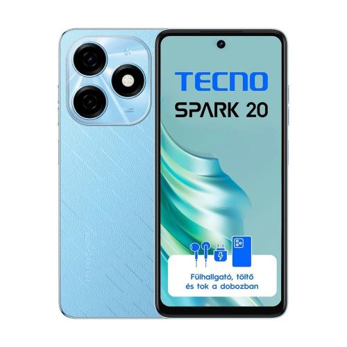 Tecno Spark 20 4G 8/256GB Dual-Sim mobiltelefon kék (10050414)