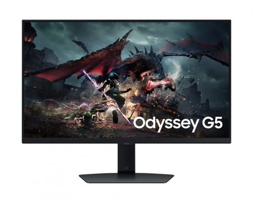 27" Samsung Odyssey G5 G50D QHD sik Gaming monitor fekete (LS27DG502EUXEN)