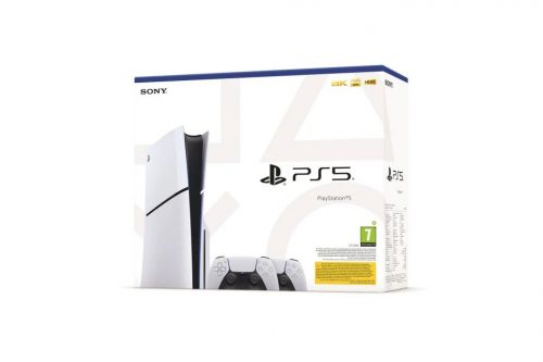  Sony PlayStation 5 konzol (modellcsoport – slim) 2db fehér DualSense kontrolleres kiszerelés (PS711000042064)