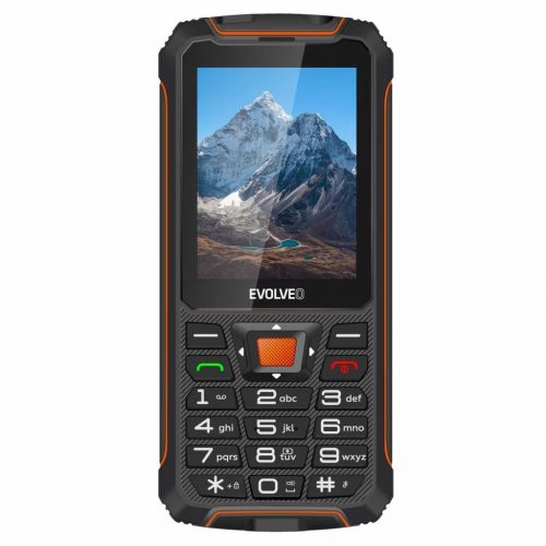 Evolveo StrongPhone Z6 Dual-Sim mobiltelefon fekete-narancs (SGP-Z6-BO)